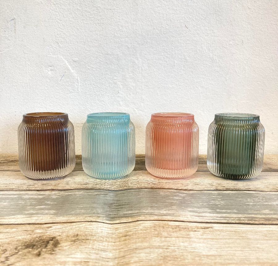 Tealight Candle Holders in 4 colours